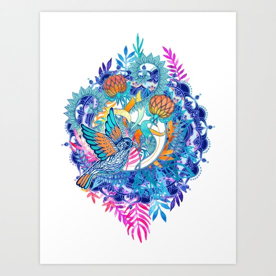 Wild Garden Art Print