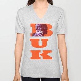 Charles Bukowski - PopART V Neck T Shirt