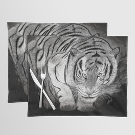 Tiger Gaze Art Print Placemat