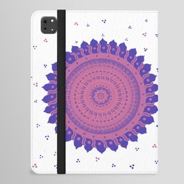 Flower Mandala - Midnight Hues iPad Folio Case