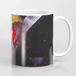 all is one Coffee Mug | Epic, Kind, Universe, Black, Hands, World, Contemporary, Heart, Oneness, Love 