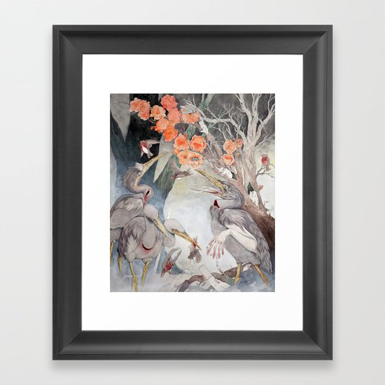 In the Aftermath Framed Art Print