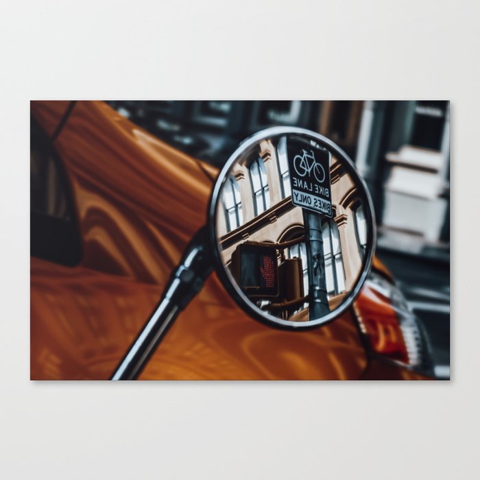 Mirror reflection of New York City SoHo street in Manhattan Canvas Print