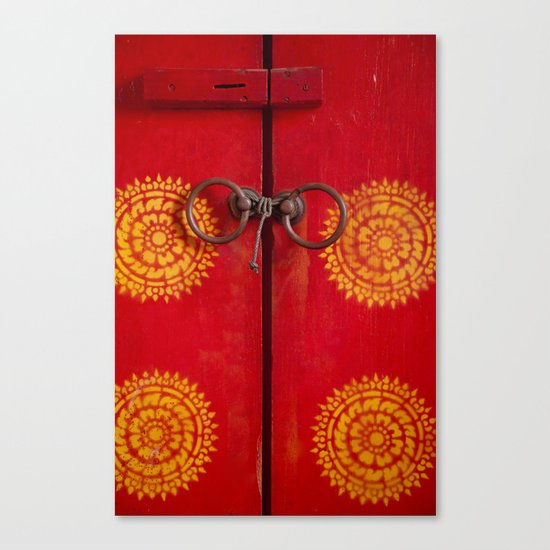 Temple Door Canvas Print