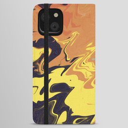The surface of the sun iPhone Wallet Case