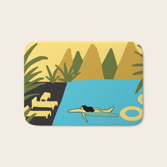 summer 2 Bath Mat