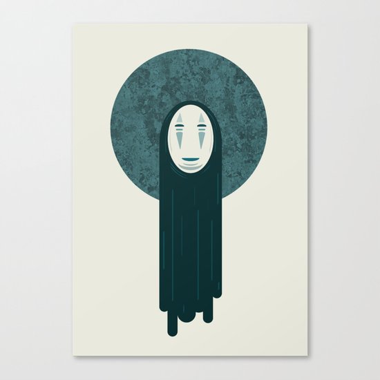 Spirited away, no face Canvas Print