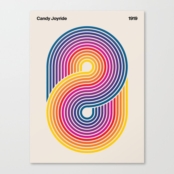 Candy Joyride: 80s Edition Canvas Print