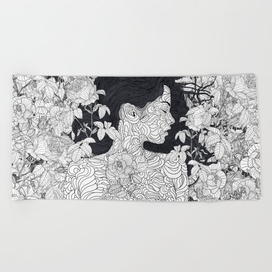 Love and Beauty Beach Towel