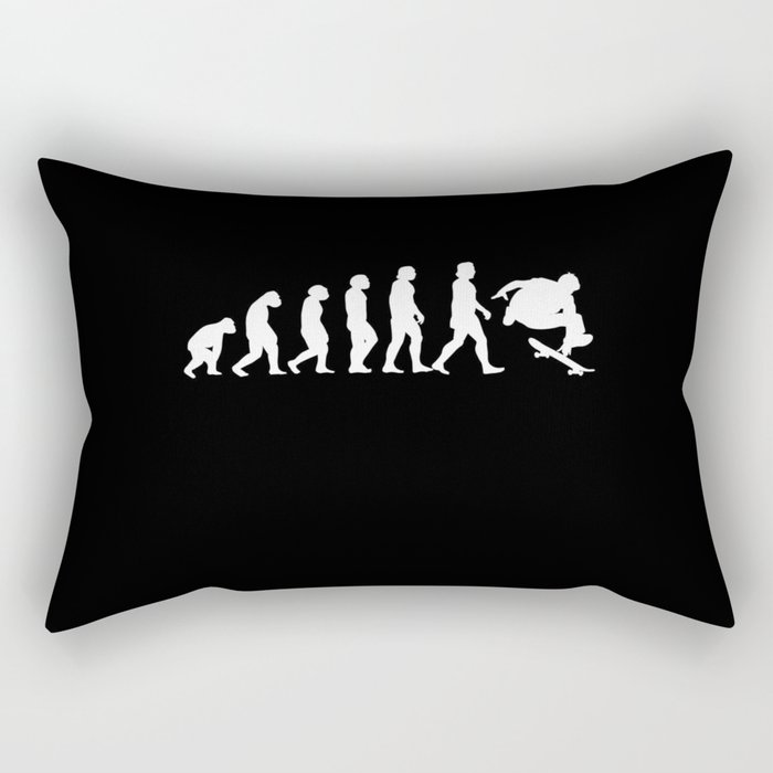 Evolution skateboarder skateboard Gift Rectangular Pillow