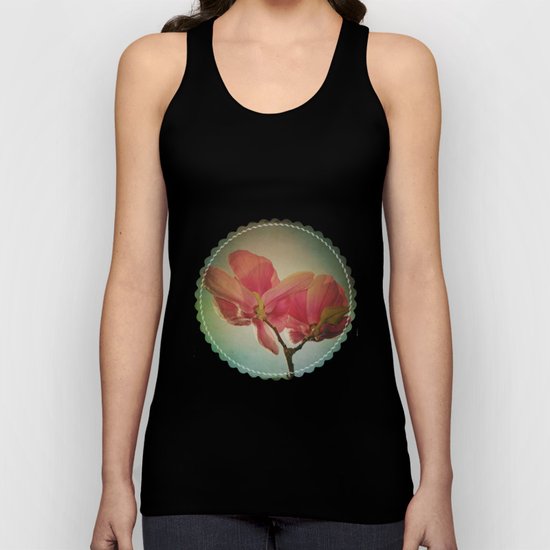 Vintage Spring Flowers Unisex Tank Top