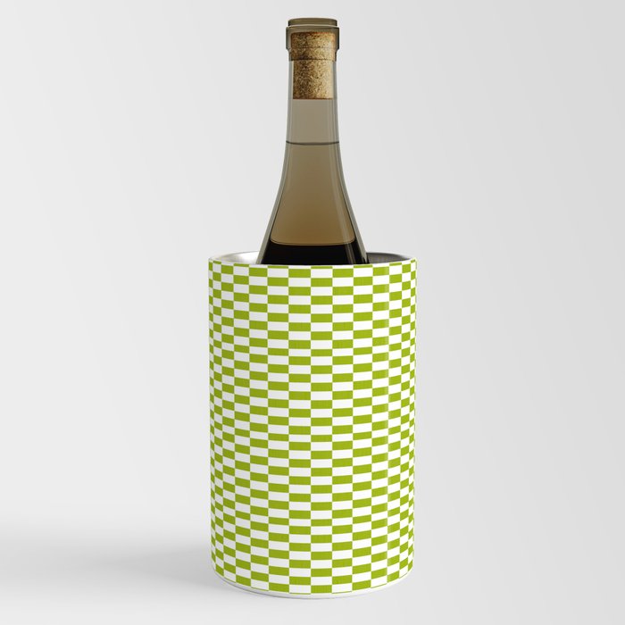 Retro Modern Japanese Tile Spring Green Wine Chiller