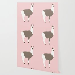 Cute Llama Wallpaper For Any Decor Style Society6