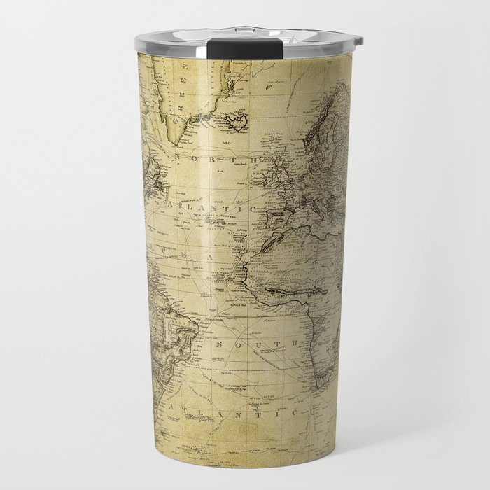 World Map 1814 Travel Mug