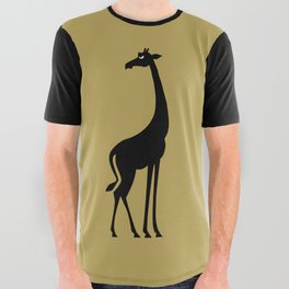 Angry Animals: giraffe All Over Graphic Tee