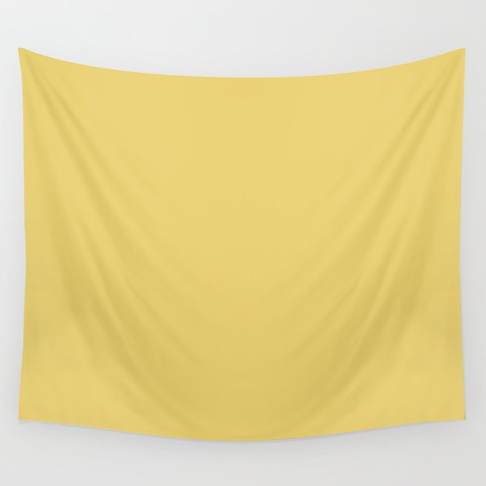 Straw Yellow Wall Tapestry
