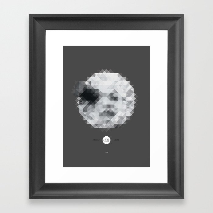 Le Voyage dans la Lune Framed Art Print