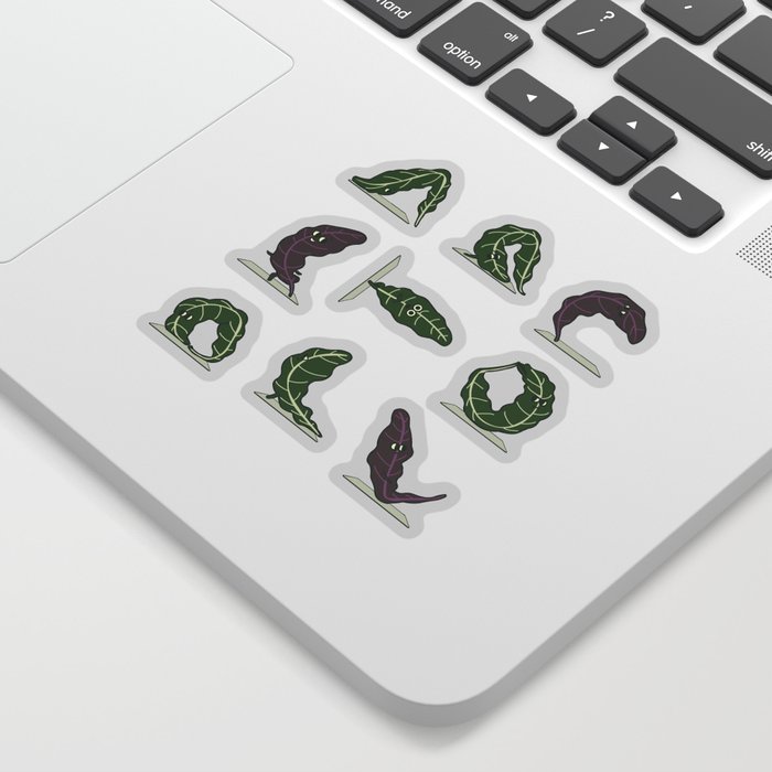 Kale Yoga Sticker