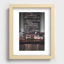 Architectual Antagonisms Recessed Framed Print