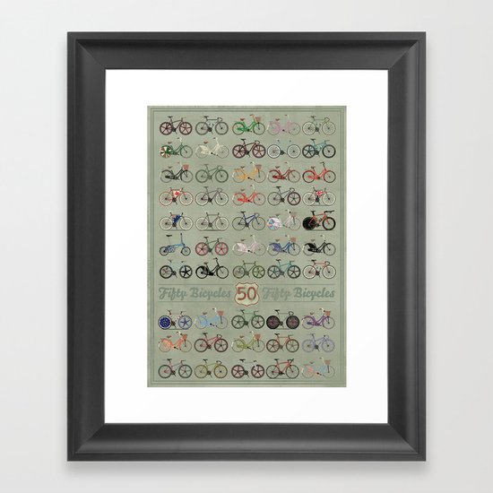 Bicycle Framed Art Print