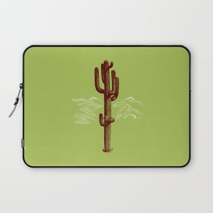 cactus y nieve Laptop Sleeve