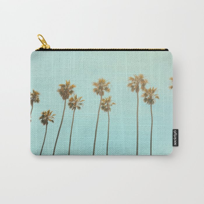 Vintage Palm Trees, Santa Barbara, California Carry-All Pouch