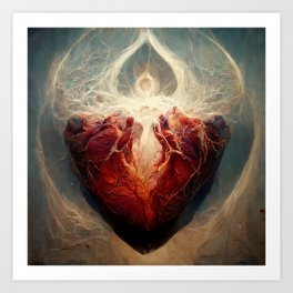 The Sacred Heartbeat Art Print