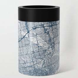 Toronto City Map - Canada - Minimal Aesthetic Can Cooler