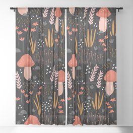 Fairy Garden Sheer Curtain