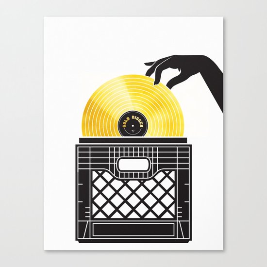 Gold Digger Canvas Print