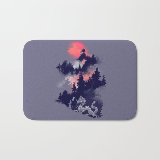 Samurai's life Bath Mat