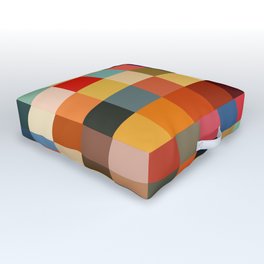 Kaukas - Colorful Decorative Abstract Art Pattern Outdoor Floor Cushion