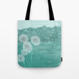 Dancing Dandelions Tote Bag