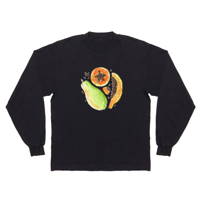 Papaya Long Sleeve T Shirt
