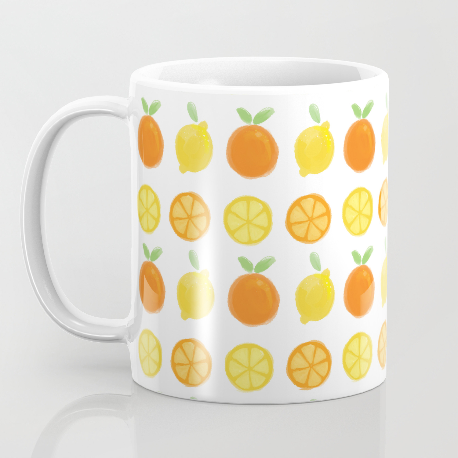 Repeat I Citrus Coffee Mug By Natsu Illust Society6