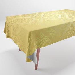 Thai Pattern supreme gold background Tablecloth