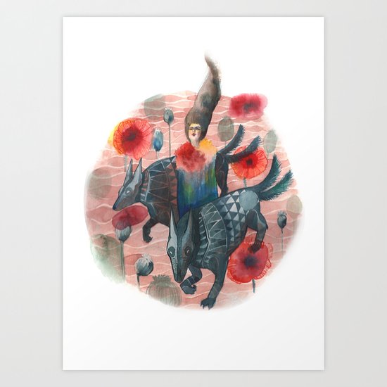 Haze Art Print