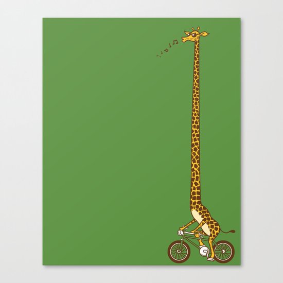 Long Bike Ride Canvas Print