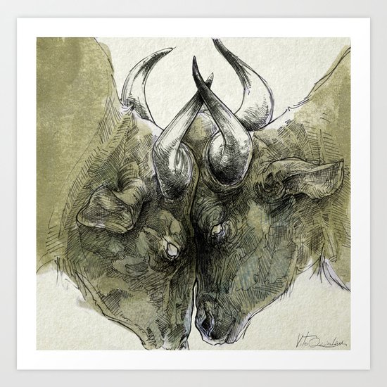 Vis-à-Vis Art Print