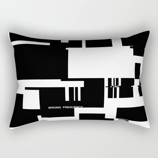 Wrong Frequency Rectangular Pillow