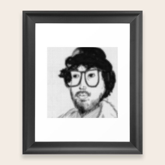 Dotted Framed Art Print