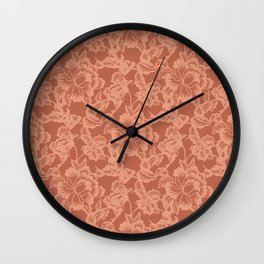 Vintage Floral 20 Wall Clock