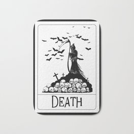 Death Tarot Card Bath Mat