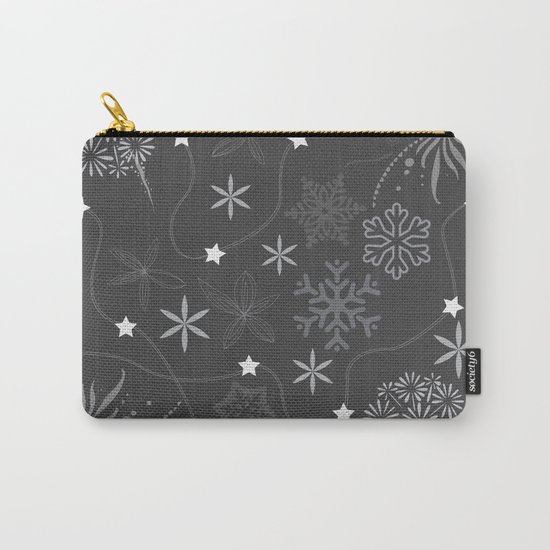Stars on a string with snowflake and fireworks Carry-All Pouch