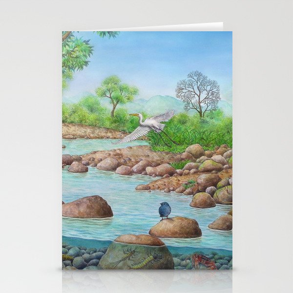  river  Stationery Cards