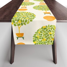 Sunshine + Lemon Trees Pattern Table Runner