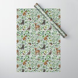 Woodland Animal Friends Wrapping Paper