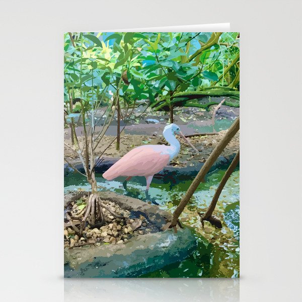 roseate spoonbill Stationery Cards