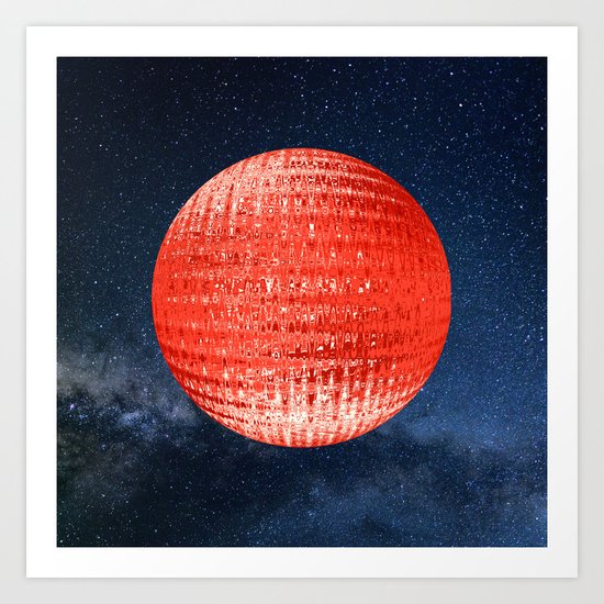 The Red Planet Art Print