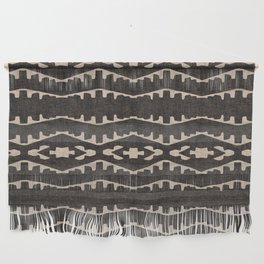 Country Western Pattern in Black Wall Hanging